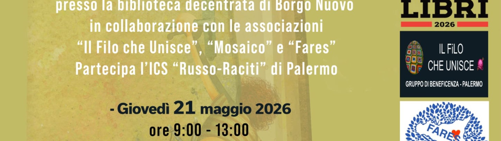 Biblioteca di Borgo Nuovo: Il maggio dei Libri 2026