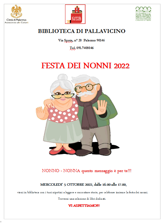 Biblioteca di Pallavicino: Festa dei nonni 2022